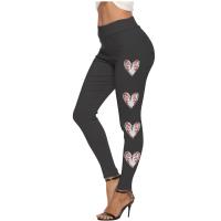 Coton Pantalon crayon femmes Imprimé motif cardiaque plus de couleurs pour le choix pièce