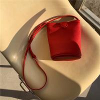 PU Cuir Crossbody Bag Rouge pièce