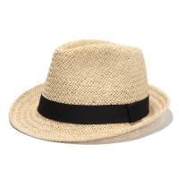 Paille Chapeau Fedora Tisser Solide plus de couleurs pour le choix pièce