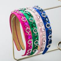 Glass Rhinestone & Cloth & Rhinestone Hair Band for women PC