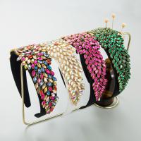 Glass Rhinestone & Cloth & Zinc Alloy Hair Band for women PC