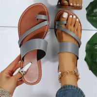 PU Cuir Sandales femmes Solide plus de couleurs pour le choix Paire