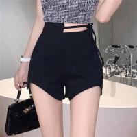 Cotton High Waist Shorts Solid PC