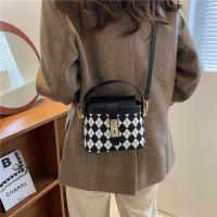 PU Leather Bucket Bag Handbag soft surface PC