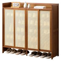 Moso Bamboo Multilayer Shoes Rack Organizer dustproof PC