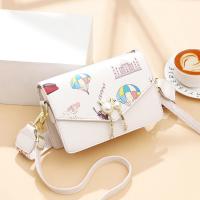 PU Leather Printed & Box Bag Crossbody Bag PC