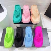 Cuero de la PU Mujeres Flip Flops, Sólido, más colores para elegir,  Par