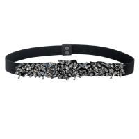 Rhinestone & Nylon & Polyester Easy Matching Fashion Belt flexible Solid PC