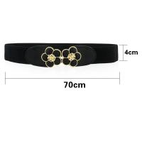 PU Leather & Zinc Alloy & Nylon & Polyester Easy Matching Fashion Belt flexible plated PC