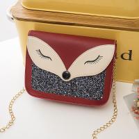 PU Leather Crossbody Bag with chain & soft surface PC