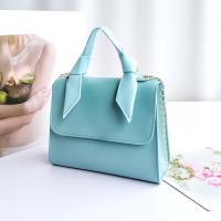 PU Leather Handbag with chain & soft surface PC