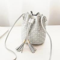 PU Leather Bucket Bag Crossbody Bag soft surface PC