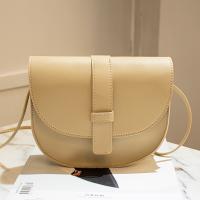 PU Leather Saddle Crossbody Bag soft surface PC