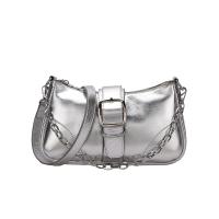 PU Leather Easy Matching Shoulder Bag with chain PC