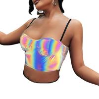 Spandex & Polyester Camisole multicolore pièce