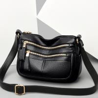 PU Leather Crossbody Bag large capacity & soft surface PC