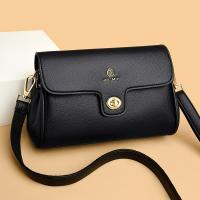 PU Leather Adjustable Strap Crossbody Bag soft surface PC