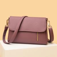 PU Leather Concise Shoulder Bag soft surface PC