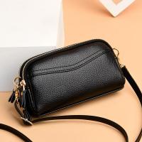 PU Leather Easy Matching Crossbody Bag soft surface Lichee Grain PC