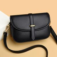 PU Leather Saddle Shoulder Bag soft surface PC