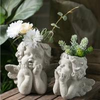 Cement Creative Vase & breathable PC