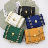 PU Leather Box Bag Shoulder Bag with chain & soft surface PC