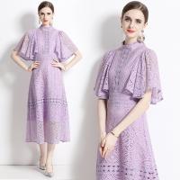 Gaze Robe d’une seule pièce crochet Frissons Violet pièce