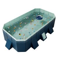 CLORURO DE POLIVINILO Piscina inflable, azul,  trozo