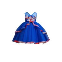 Polyester Soft & Ball Gown Girl One-piece Dress Cute floral PC