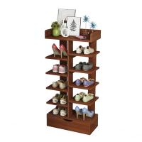 Wooden Storage Rack Shoes Rack Organizer for storage printed PC