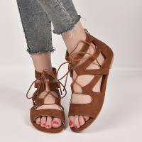 PU Cuir Sandales femmes Solide plus de couleurs pour le choix Paire