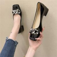 PU Leather High-Heeled Shoes hardwearing & anti-skidding Pair