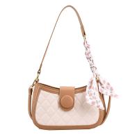 PU Leather Easy Matching Shoulder Bag attached with hanging strap Argyle PC