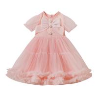 Coton Robe d’une seule pièce de fille Patchwork Solide plus de couleurs pour le choix pièce