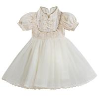 Dentelle Robe d’une seule pièce de fille Patchwork Solide plus de couleurs pour le choix pièce