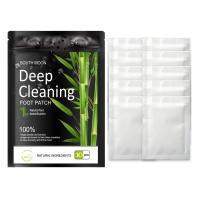 Cotton Deep Cleaning & Relaxing Foot and Leg Patch Solid white Bag