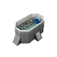 PVC foldable Inflatable Pool gray PC