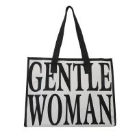 Canvas Tote Bag Shoulder Bag soft surface letter PC