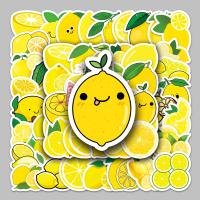 Pressure-Sensitive Adhesive & PVC Decorative Sticker for home decoration & waterproof lemon yellow Bag