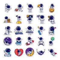 Pressure-Sensitive Adhesive Adhesive & Waterproof Decorative Sticker Cute deep blue  Set