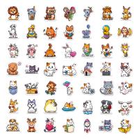 Pressure-Sensitive Adhesive & PVC Adhesive & Waterproof Decorative Sticker Cute mixed colors  Set