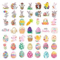 Pressure-Sensitive Adhesive Easter Design & Adhesive & Waterproof Decorative Sticker mixed colors Set