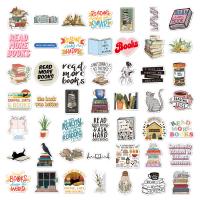 Pressure-Sensitive Adhesive Adhesive & Waterproof Decorative Sticker mixed pattern mixed colors  Set