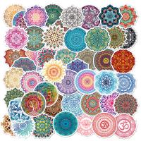 Pressure-Sensitive Adhesive Adhesive & Waterproof Decorative Sticker mixed pattern mixed colors  Set