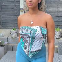 Polyester Tube Top Afgedrukt stuk