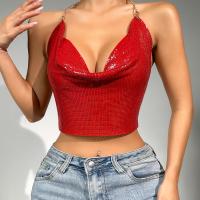 Metal Sleeveless Nightclub Top midriff-baring & backless PC