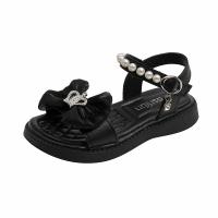 Synthetisches Leder & Gummi Mädchen Sandalen, Krone, mehr Farben zur Auswahl,  Paar