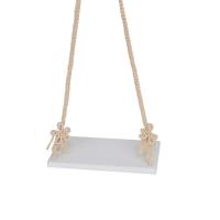 Cordón de algodón & Madera Otdoor Swing Hanging Seat, más colores para elegir,  trozo