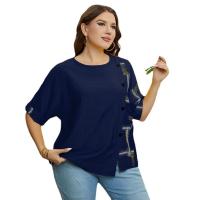 Polyester Frauen Kurzarm T-Shirts, mehr Farben zur Auswahl,  Stück