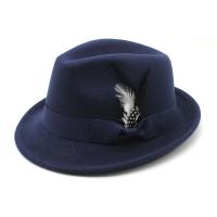 Fühlte Fedora Hat, Solide, mehr Farben zur Auswahl,  Stück